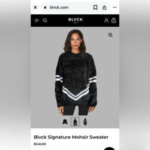 Blvck mohair sweater